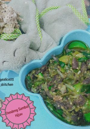 Foto resep Dendeng (Non Halal) Sambal Hijau