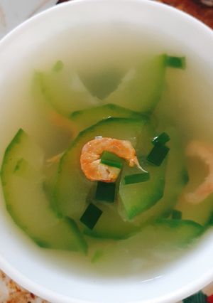 Hình của món Canh Bí Đao nấu Tôm khô.