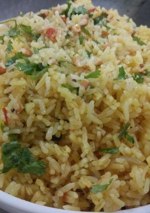 A picture of Veg bhaat.