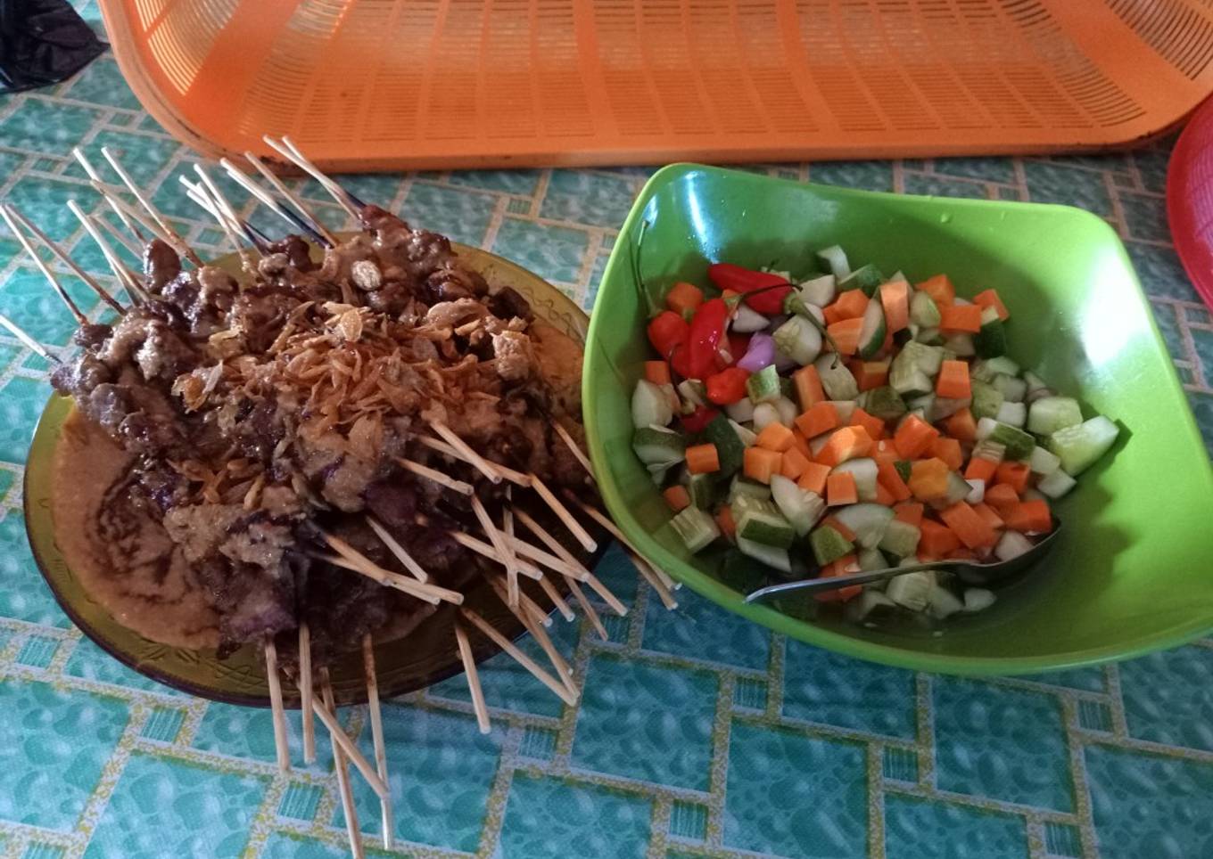 Sate Sapi Bumbu Kacang