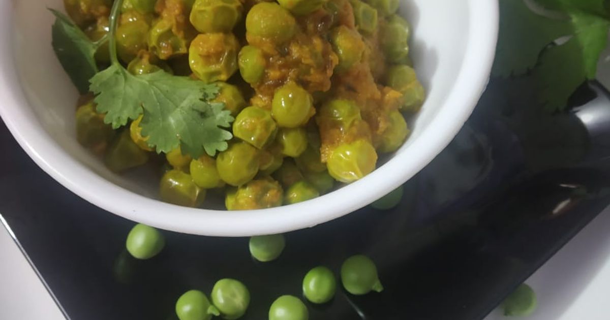 Masala Peas Dry Ghughri Recipe by Monika gupta - Cookpad