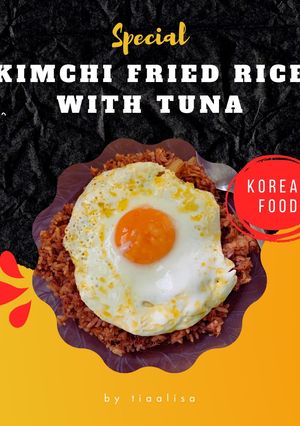 Foto resep Korean Comfort food : Kimchi Fried Rice with Tuna