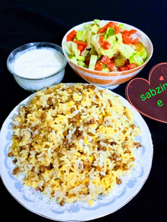 عکسی از دستور عدس پلو ساده