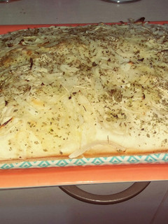 Una foto de Focaccia simple