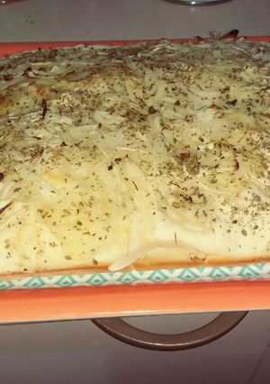 Una foto de Focaccia simple