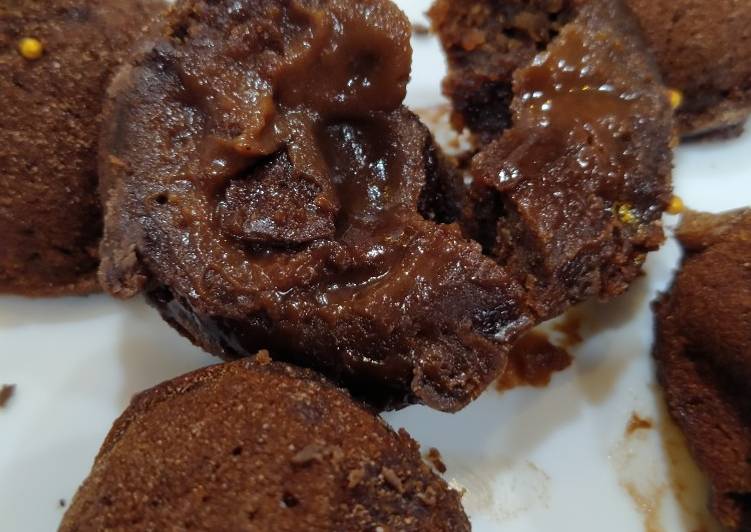 Steps to Prepare Homemade Bourbon choco lava cake