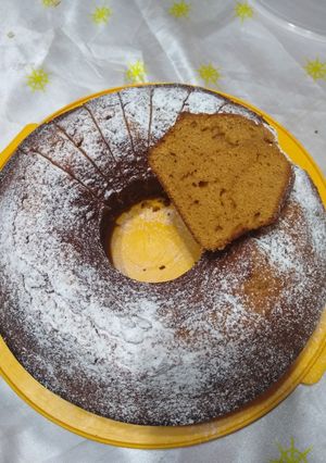 Una foto de Bizcochuelo DE DULCE DE LECHE