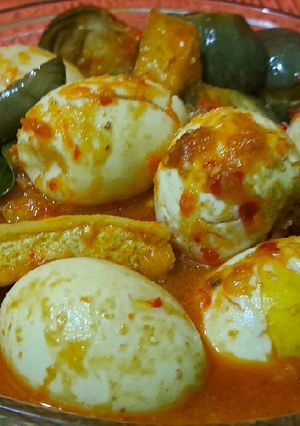 Foto resep Tahu Telur Kuah Pedas