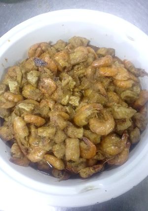 Foto resep Udang bumbu rendang whit tahu