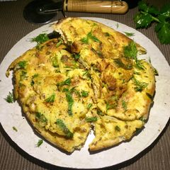 A picture of Instant aloo besan naan.