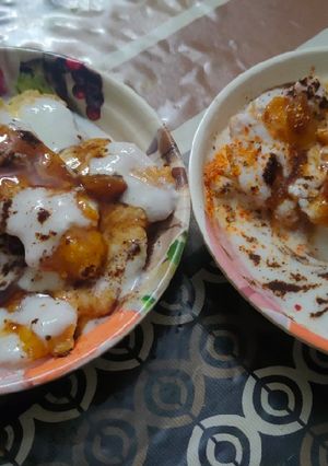दही पापड़ी चाट(dahi papadi chaat recipe in hindi) रेसिपी मुख्य फोटो