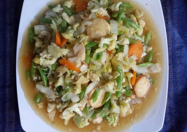 Resep Sayur capcai kuah yang Lezat Sekali