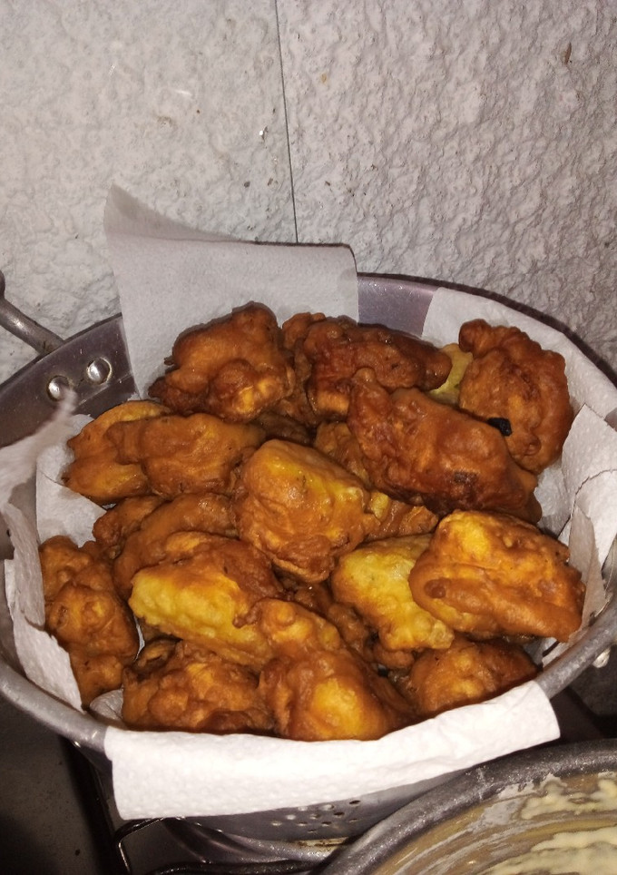 Una foto de Buñuelos de cebolla y morrón