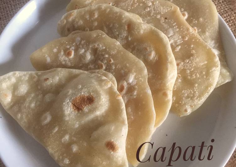 Cara menyajikan Maida Capati (roti india)  Cepat