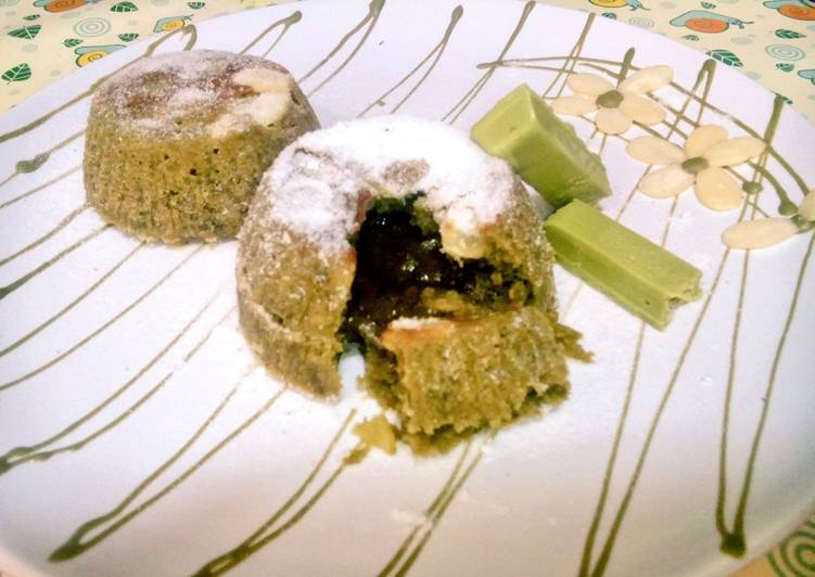 Resep Matcha lava cake, Sempurna