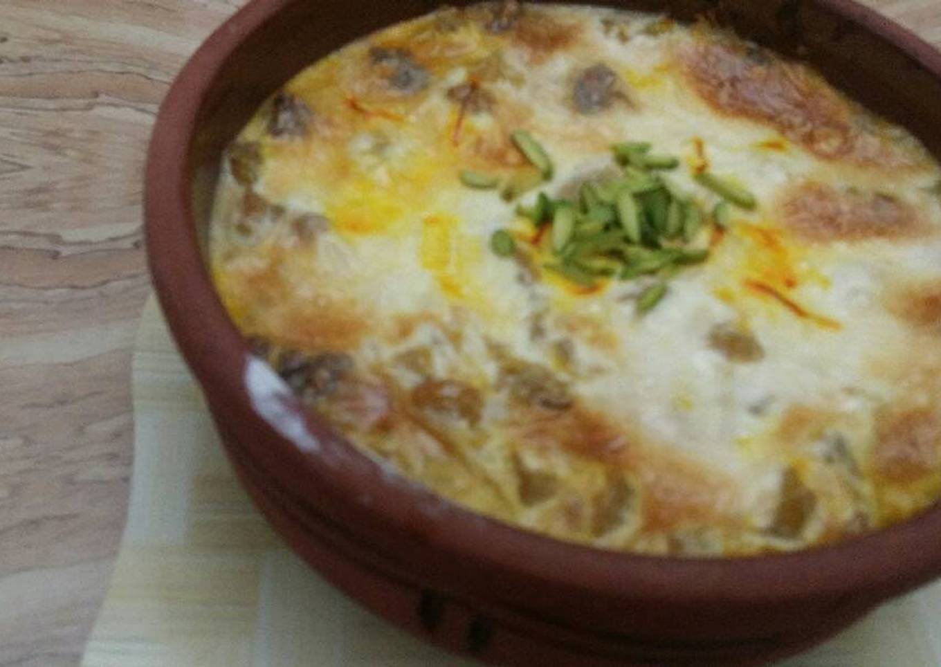 Sweet pumpkin with cooking cream
