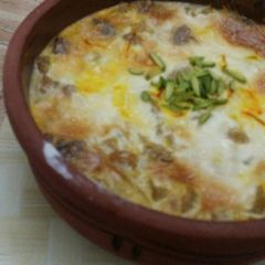 A picture of Sweet pumpkin with cooking cream.