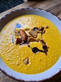 Kürbissuppe ohne viel Schnippelei Rezepthauptbild