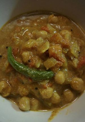 A picture of Channa masala.