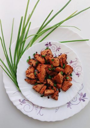 A picture of Stir Fried Yam.