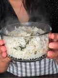 Lemon Cilantro Rice with Chile de Árbol