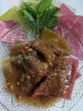 Krupuk lemes khas karangsari Cirebon (Pedesan krupuk/krupuk teles/seblaknya orang cirebon)
