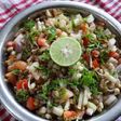 Vegetables green moong sprouts salad