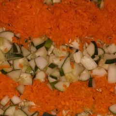 A picture of Carrots and cucumber.