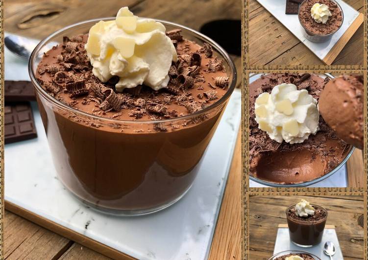 La Délicieuse Recette du Mousse au chocolat sans œufs