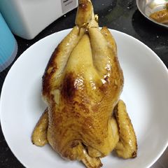 A picture of Chicken Cooked in Pineapple Juice.