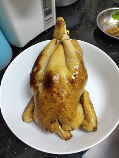 A picture of Chicken Cooked in Pineapple Juice.