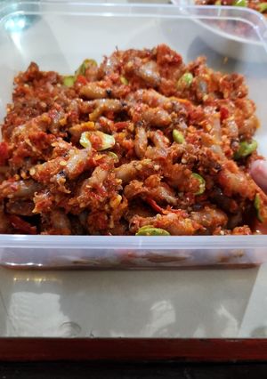 Foto resep Sambal baby cumi pete