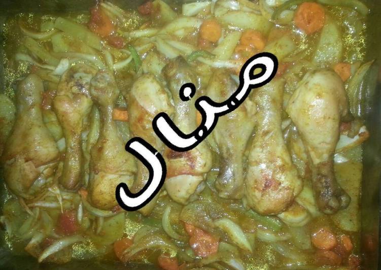 اوراك دجاج بالفرن على طريقتي الخاصه منال ابو غانم