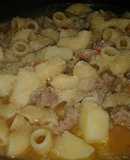 Guiso de fideos coditos