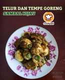 Telur Dan Tempe Goreng Sambal Hijau