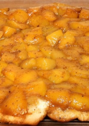 Une photo de Tatin de mangues aux 4 épices et au sumac