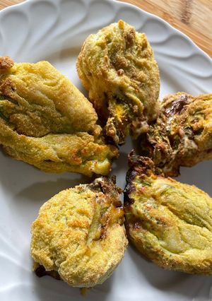 Foto di #661 Fiori di zucchine ripieni🥒🌸🥦🥚