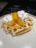 Peach Waffles