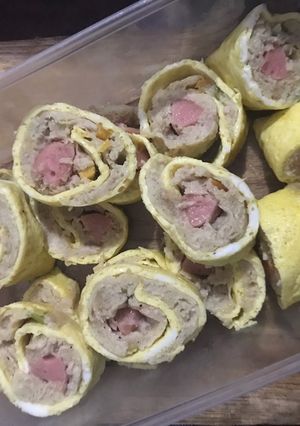 Foto resep Rolade ayam sosis mpasi
