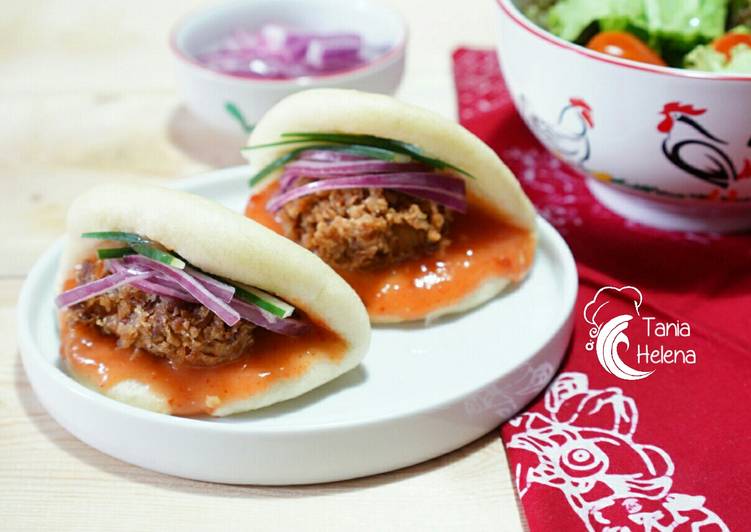 Bagaimana Membuat Spicy Chicken Pao Sandwich, Lezat Sekali