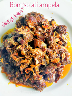 Foto resep Gongso ati ampela