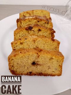 Foto resep Banana Cake (Butter Type Cake) - Kue Bolu Pisang