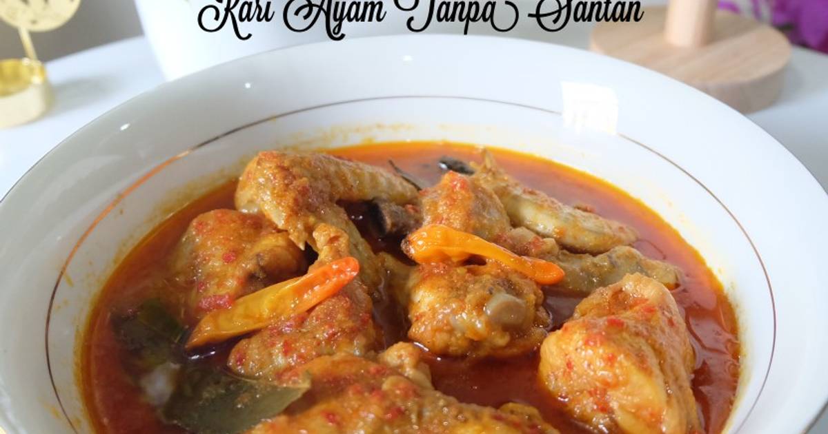 kari ayam tanpa santan