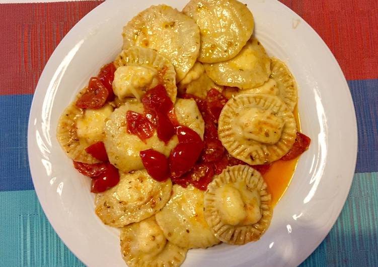 Ravioli homemade al prosciutto crudo