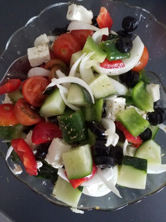 Una foto de Ensalada griega