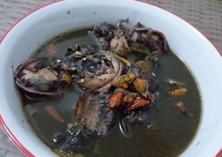 Tumis pedas blekutak/sotong