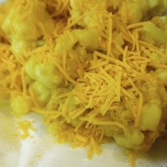 A picture of Lightly Battered Cauliflower and Cheese.