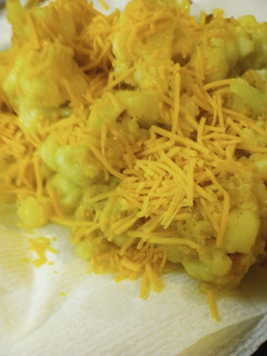 A picture of Lightly Battered Cauliflower and Cheese.