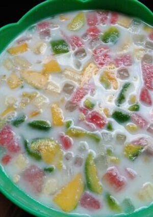 Foto resep Es buah tanpa sirup ala ibu mirza