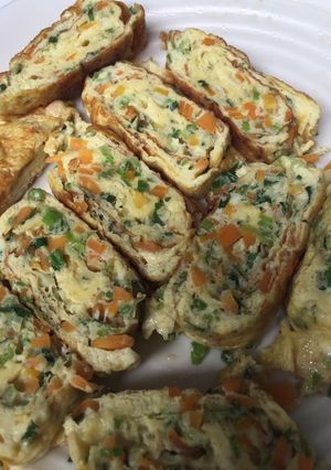 Foto resep Korean egg roll/ Gyeran mari utk PCOS